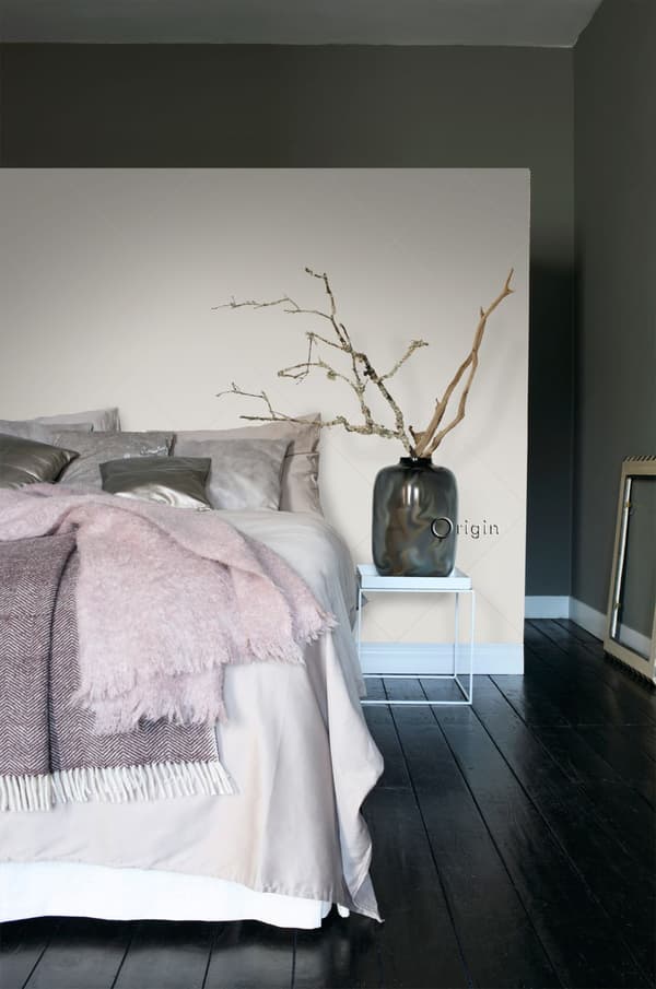 Origin Wallcoverings tapet grafiska linjer glänsande varmt grått 0,53 x 10,05 m