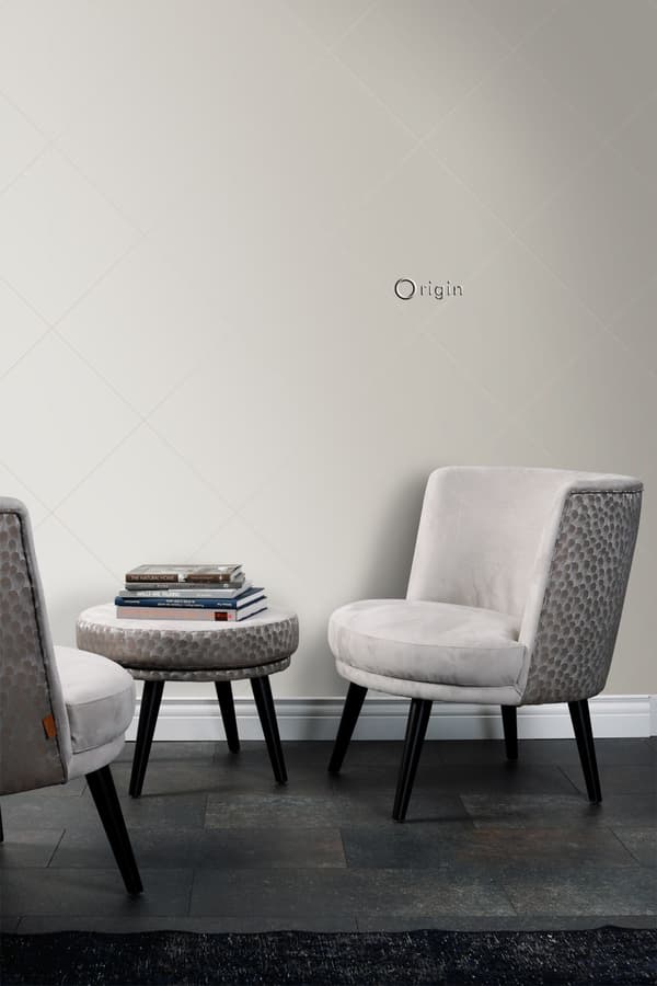 Origin Wallcoverings tapet grafiska linjer glänsande varmt grått 0,53 x 10,05 m