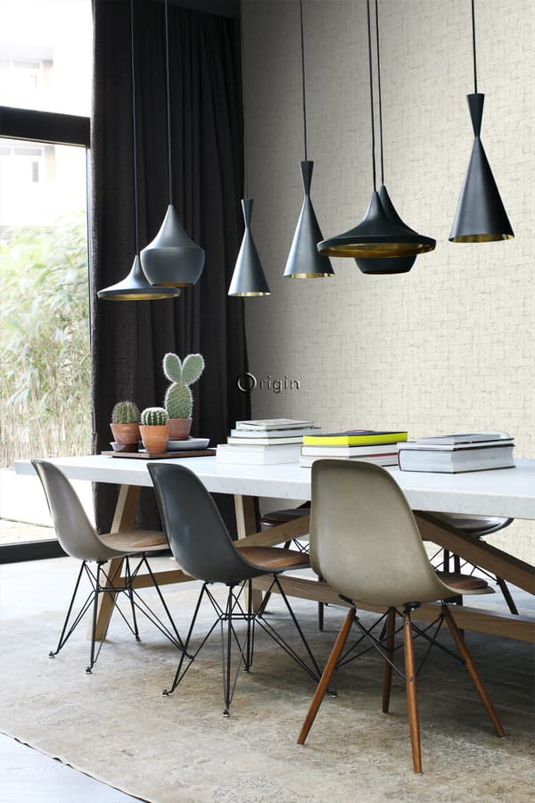 Origin Wallcoverings tapet murstensvæg lysebeige 53 cm x 10,05 m