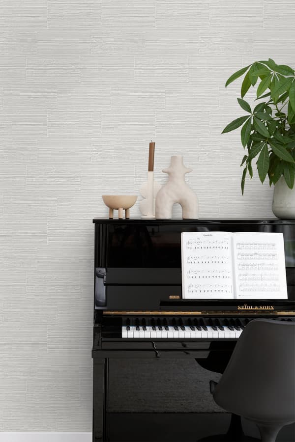 Origin Wallcoverings tapet grova retro naturliga stenblock halvstensmur ljusgrått 53 cm x 10,05 m