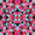 Miniatyrbild 5 av 6: Origin Wallcoverings tapet kubism rött och blått 53 cm x 10,05 m