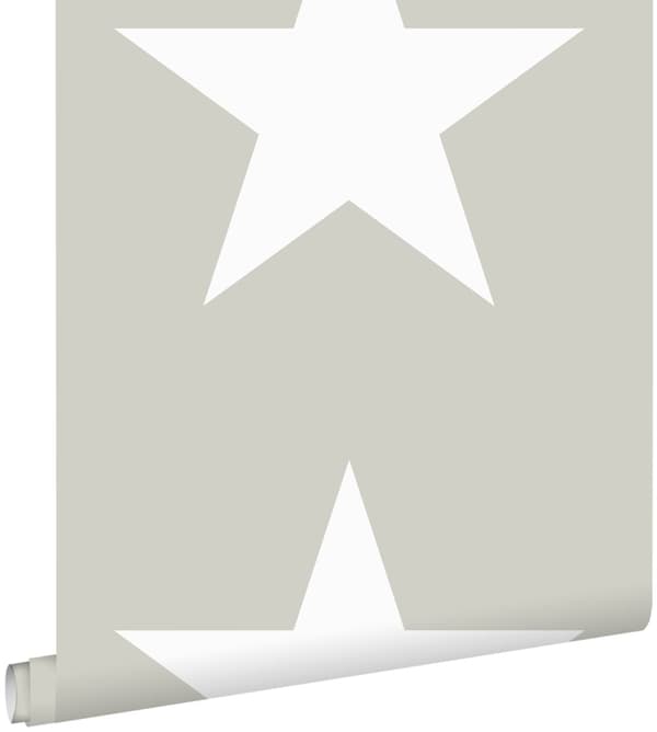 ESTAhome tapet stjerner hjortefarvet 0,53 x 10,05 m