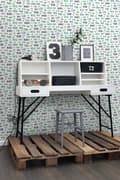 Miniatyrbild 4 av 6: ESTAhome tapet emblem marinblått och grönt 53 cm x 10,05 m
