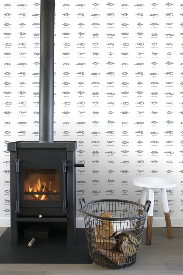 ESTAhome tapet knuder gråt 53 cm x 10,05 m