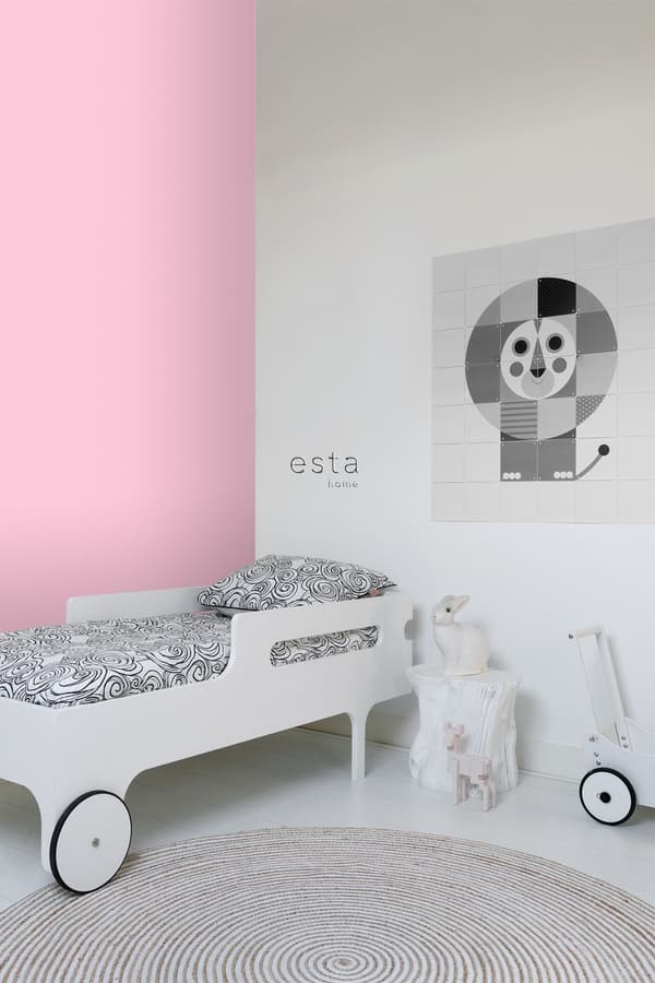 ESTAhome tapet fine prikker babyrosa 53 cm x 10,05 m