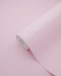 Miniatyrbillede 6 af 8: ESTAhome tapet fine prikker babyrosa 53 cm x 10,05 m