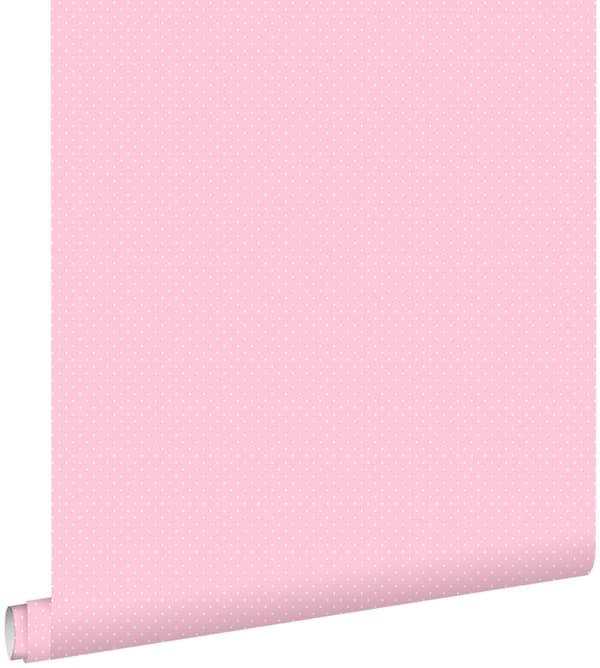ESTAhome tapet fine prikker babyrosa 53 cm x 10,05 m