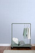 Miniatyrbillede 3 af 6: ESTAhome tapet stjerner lyseblåt 53 cm x 10,05 m