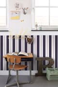 Miniatyrbild 3 av 8: ESTAhome tapet ränder lila 53 cm x 10,05 m