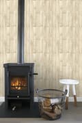 Miniatyrbild 2 av 8: ESTAhome tapet träeffekt beige 53 cm x 10,05 m