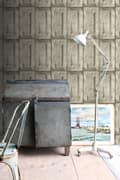 Miniatyrbillede 2 af 7: ESTAhome tapet paneldøre lysebrunt 53 cm x 10,05 m