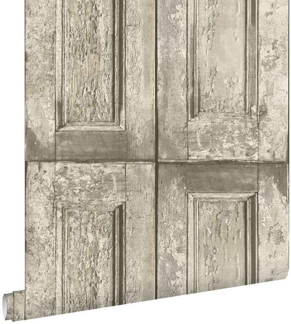 ESTAhome tapet paneldøre lysebrunt 53 cm x 10,05 m