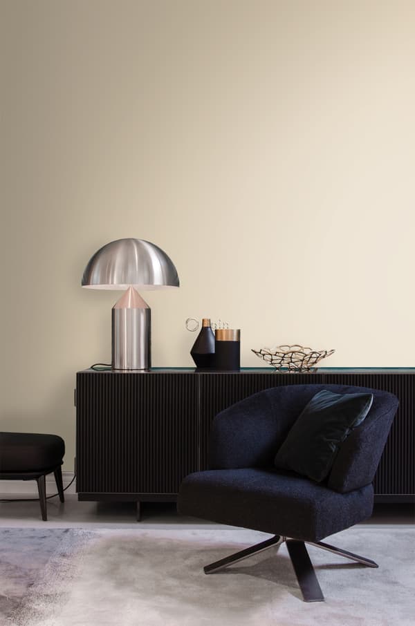 Origin Wallcoverings tapet ensfarvet skinnende lysebeige 53 cm x 10,05 m