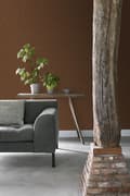 Miniatyrbillede 6 af 8: ESTAhome tapet ensfarvet beton-look rustbrunt 53 cm x 10,05 m