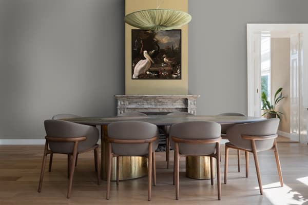 Origin Wallcoverings tapet ensfarvet gråt 53 cm x 10,05 m
