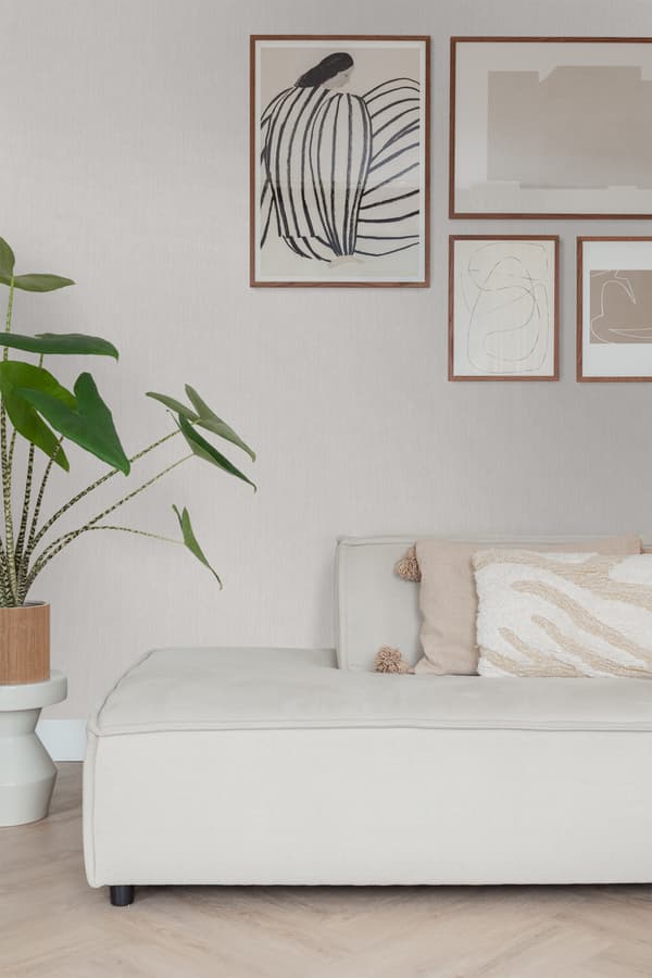 ESTAhome tapet jeansstruktur varmt grått 53 cm x 10,05 m