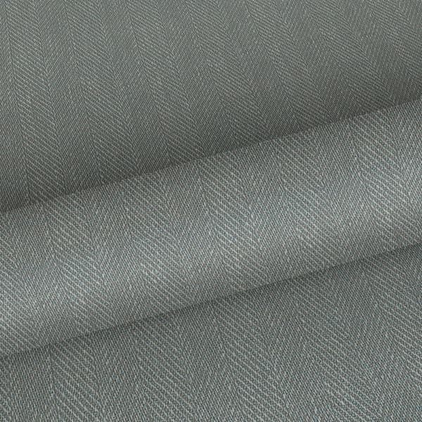 Origin Wallcoverings tapet fiskbensväv blågrå 0,53 x 10,05 m