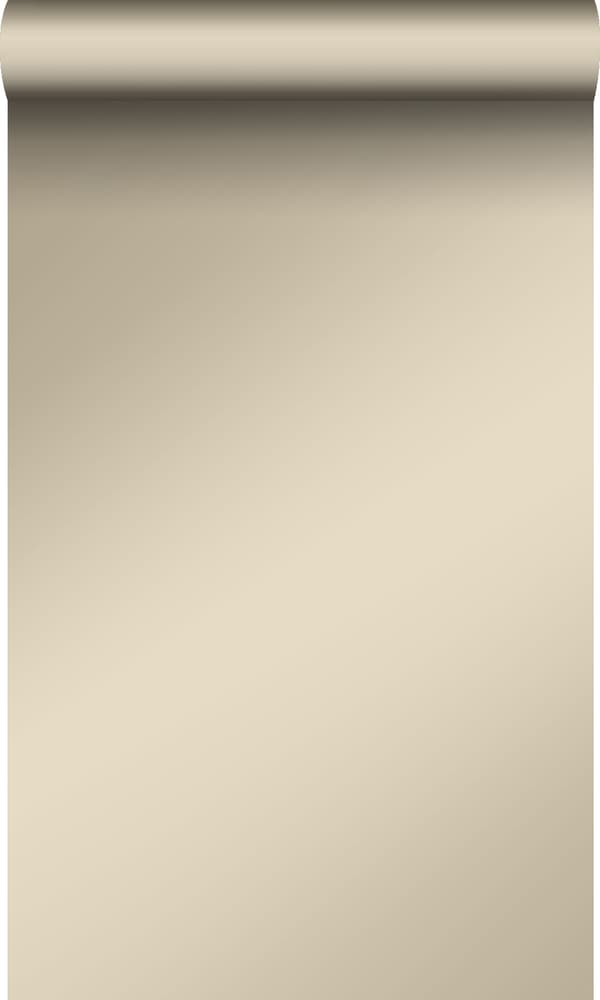 Origin Wallcoverings tapet ensfarvet skinnende beige 53 cm x 10,05 m