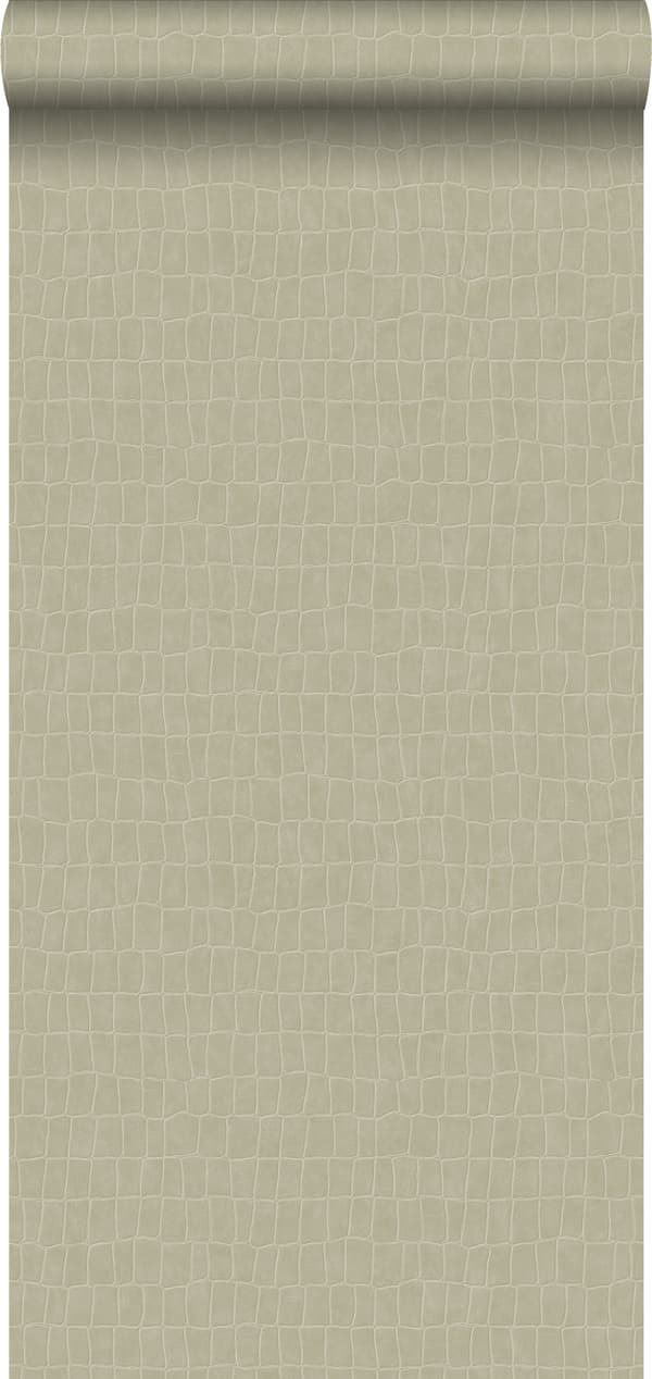 ESTAhome tapet krokodilhud beige 0,53 x 10,05 m