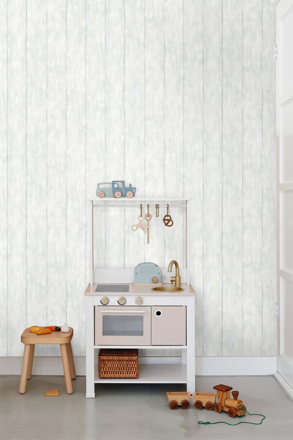 ESTAhome tapet träskräp ljusblått 53 cm x 10,05 m