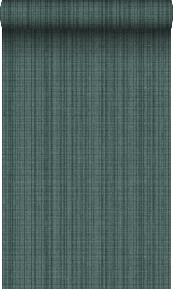 Origin Wallcoverings tapet vävd struktur havsgrönt 0,53 x 10,05 m