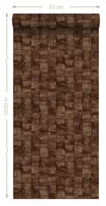 Miniatyrbillede 5 af 5: Origin Wallcoverings tapet med struktur skinnende kobberbrunt 53 cm x 10,05 m