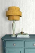 Miniatyrbillede 3 af 7: ESTAhome tapet træstumper hvidt 53 cm x 10,05 m