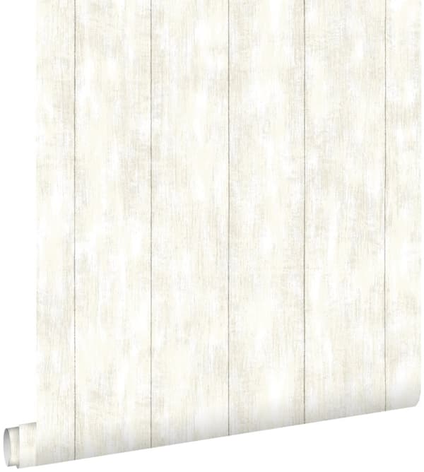 ESTAhome tapet træstumper hvidt 53 cm x 10,05 m