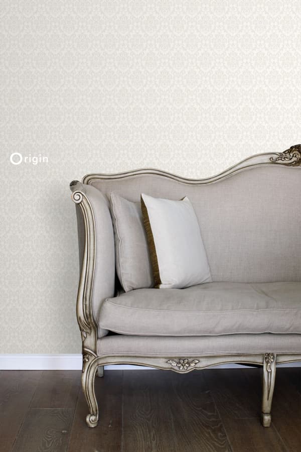 Origin Wallcoverings tapet ornament vitt 53 cm x 10,05 m