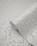 Miniatyrbild 7 av 8: Origin Wallcoverings tapet ornament vitt 53 cm x 10,05 m