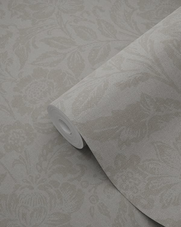 Origin Wallcoverings tapet blommor ljust mullvadsgrått 53 cm x 10,05 m