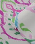 Miniatyrbild 7 av 8: ESTAhome tapet barockmönster grönt och rosa 53 cm x 10,05 m