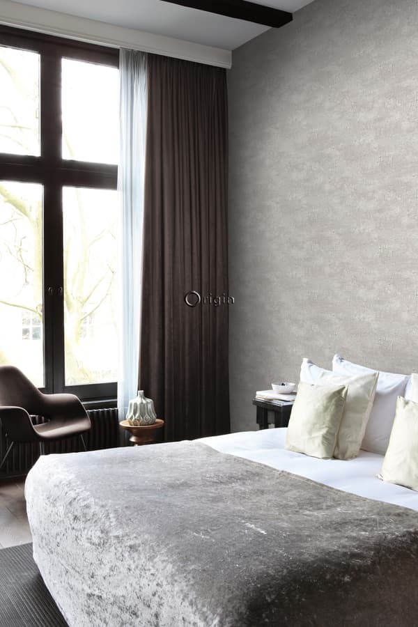 Origin Wallcoverings tapet natursten med krakeleret effekt lysegråt 53 cm x 10,05 m