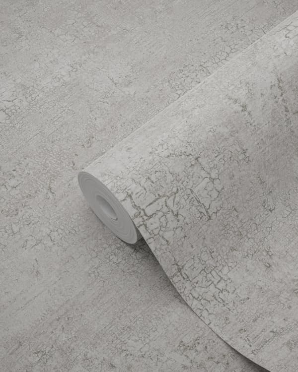 Origin Wallcoverings tapet natursten med krakeleret effekt lysegråt 53 cm x 10,05 m