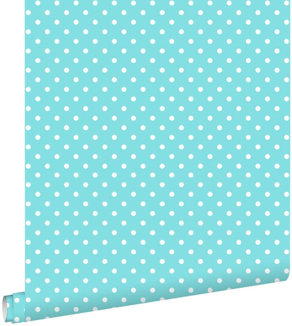 ESTAhome tapet prickar turkost 53 cm x 10,05 m