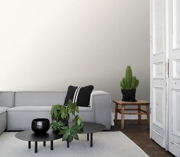 ESTAhome tapet matt enfärgad vitt - 128001 - 53 cm x 10,05 m