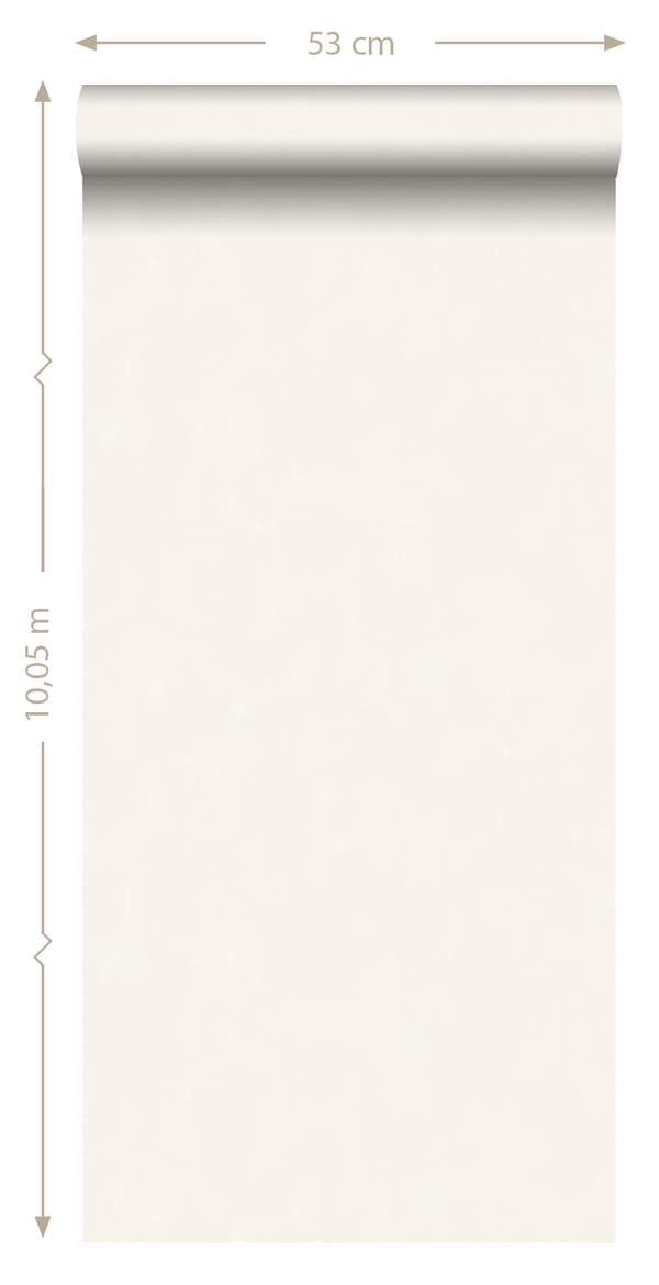 ESTAhome tapet matt enfärgad vitt - 128001 - 53 cm x 10,05 m