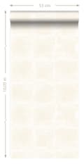 Miniatyrbild 4 av 4: Origin Wallcoverings tapet struktur vitt 53 cm x 10,05 m