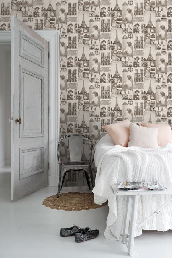 ESTAhome tapet Paris sepiabrunt 53 cm x 10,05 m