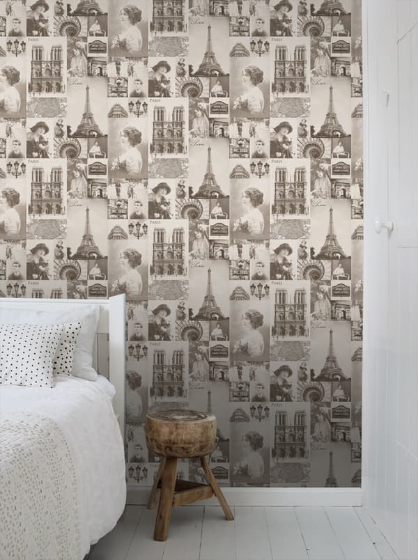 ESTAhome tapet Paris sepiabrunt 53 cm x 10,05 m