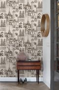 Miniatyrbillede 6 af 8: ESTAhome tapet Paris sepiabrunt 53 cm x 10,05 m