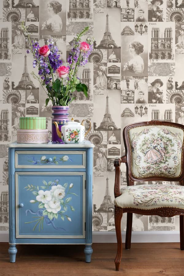 ESTAhome tapet Paris sepiabrunt 53 cm x 10,05 m