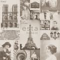 Miniatyrbillede 8 af 8: ESTAhome tapet Paris sepiabrunt 53 cm x 10,05 m