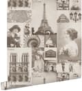 Miniatyrbillede 1 af 8: ESTAhome tapet Paris sepiabrunt 53 cm x 10,05 m