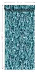 Miniatyrbild 8 av 8: Origin Wallcoverings tapet fjädrar havsgrönt 53 cm x 10,05 m