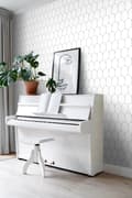 Miniatyrbild 6 av 8: ESTAhome tapet art deco vitt och svart 0,53 x 10,05 m