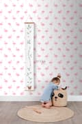 Miniatyrbild 4 av 8: ESTAhome tapet flamingos rosa och vitt 0,53 x 10,05 m