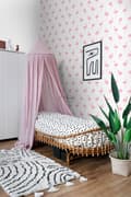 Miniatyrbild 2 av 8: ESTAhome tapet flamingos rosa och vitt 0,53 x 10,05 m