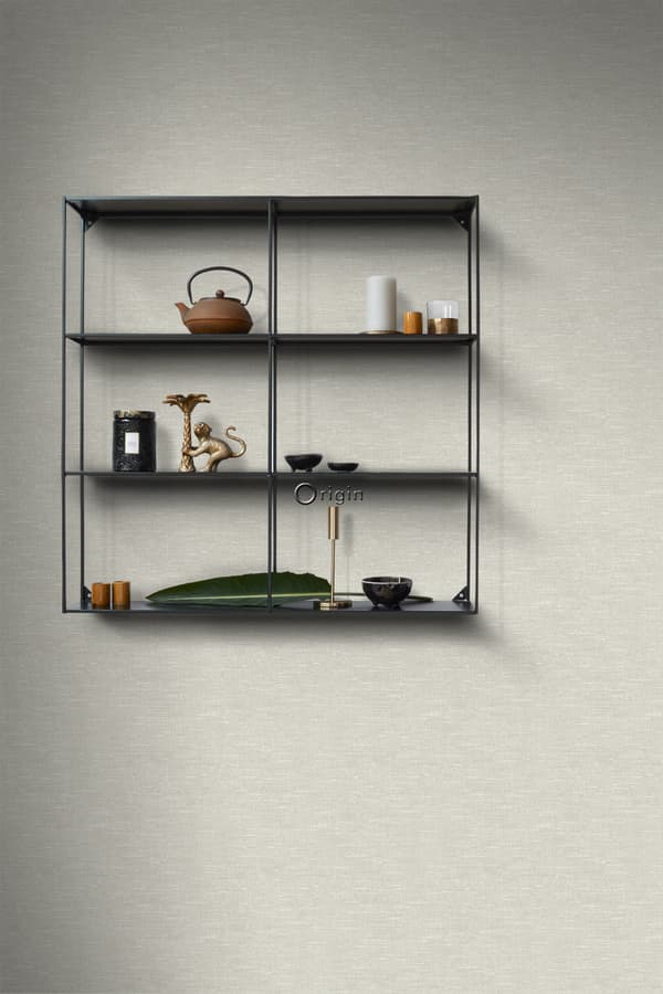 Origin Wallcoverings tapet linnedstruktur lysebeige - 347638 - 0,53 x 10,05 m