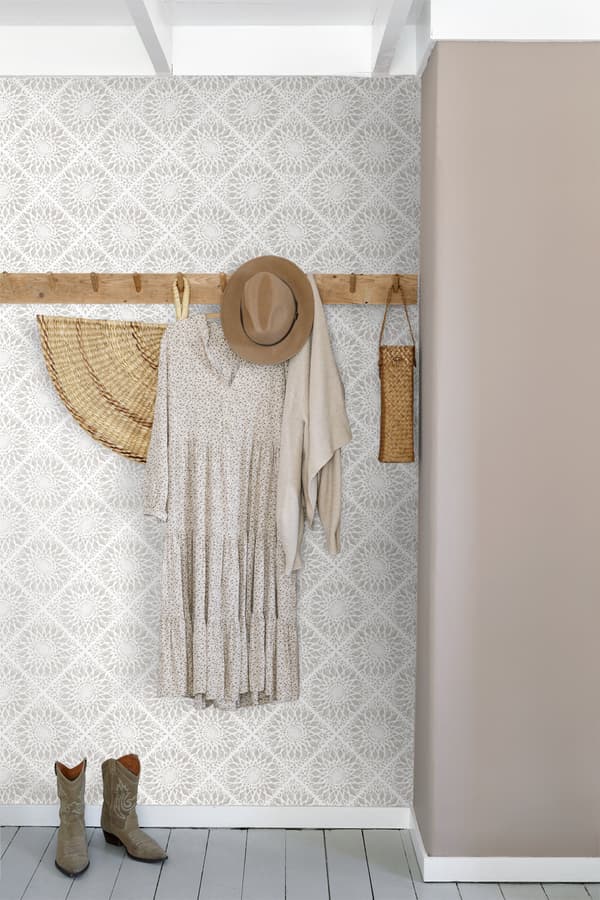 ESTAhome tapet flisemotiv beige 53 cm x 10,05 m
